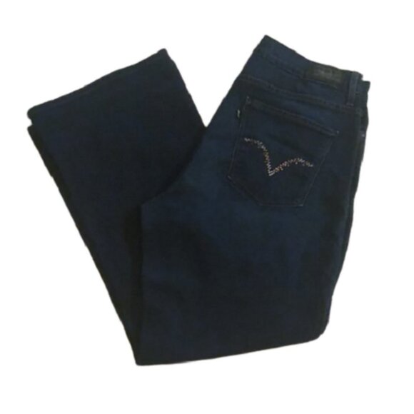 Levi's Perfectly Slimming 512 Bootcut Jeans,medium Rinse, size 10 Short - Picture 1 of 11